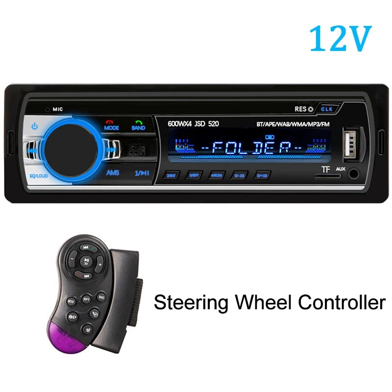 Autoradio bluetooth 12 V avec contrĂŽleur de volant