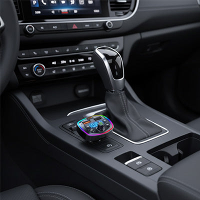 Bluetooth allume cigare branché sur la prise allume-cigare du console centrale voiture