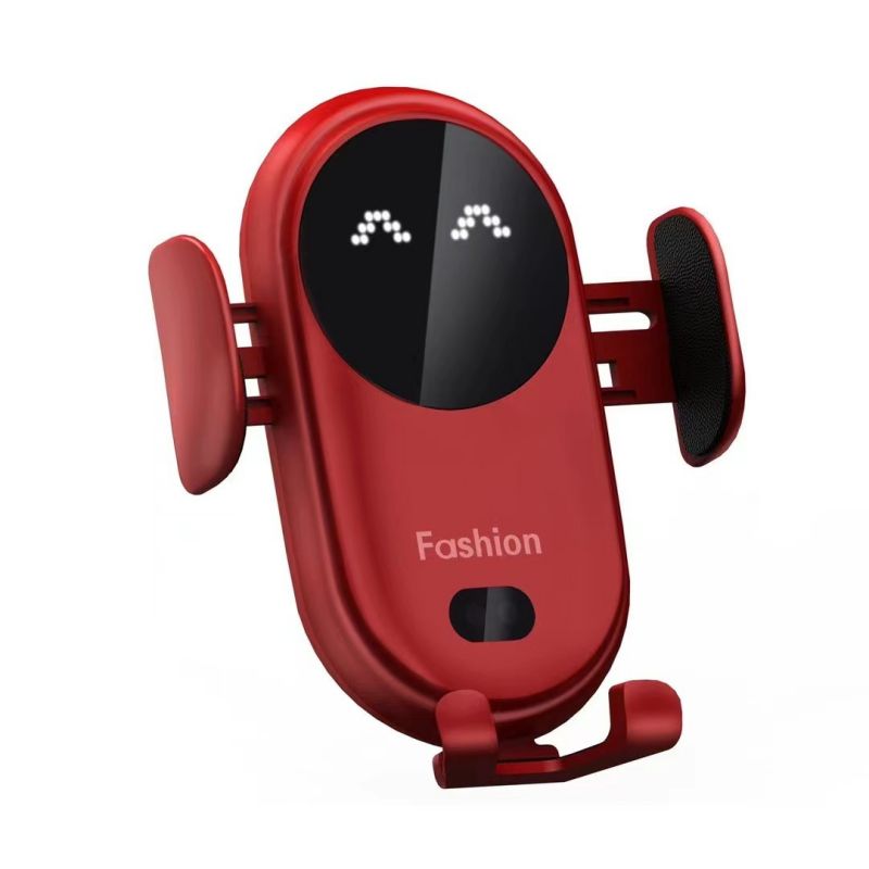 Chargeur induction voiture rouge