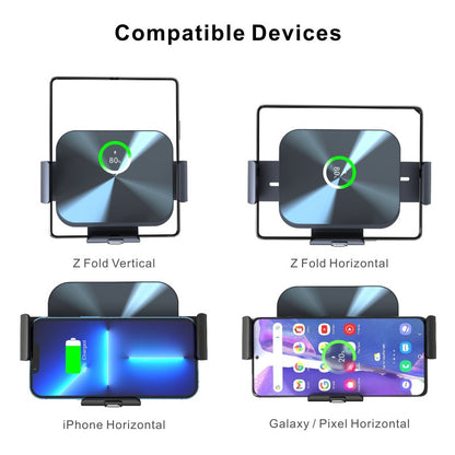 Support voiture pour téléphone sans fil 15W | SafeDrive