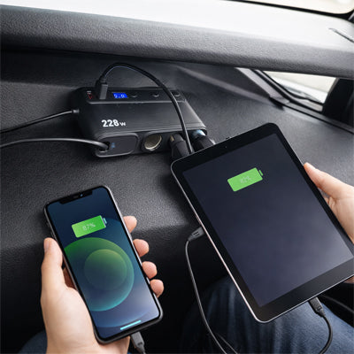 adaptateur allume cigare prise  charge ensemble smartphone  tablette