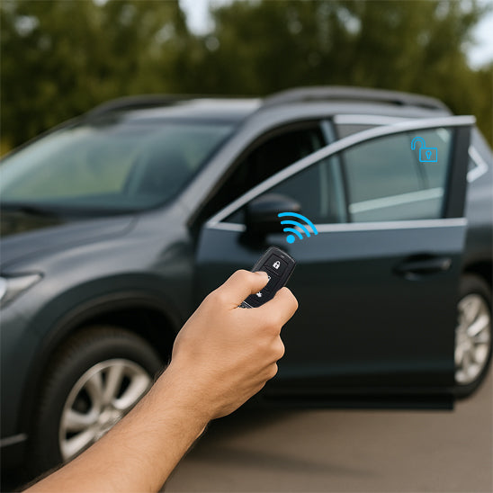 Alarme auto activée avec télécommande sans fil a distance de voiture portière ouverte