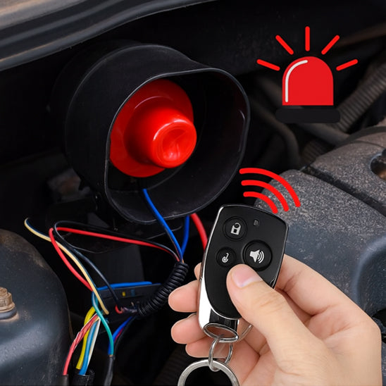 Alarme pour voitures installé et activé dans le capot voiture est déclenché 