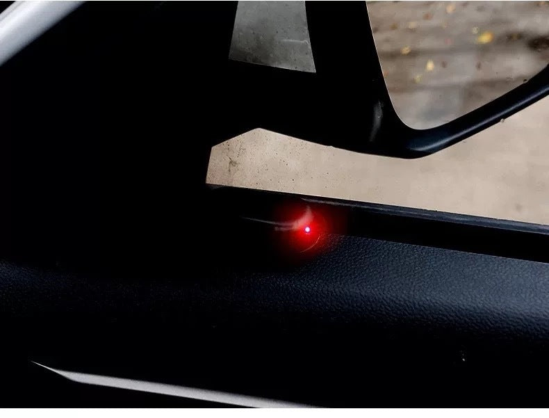 Antivol pour voiture installé dans voiture led rouge activé
