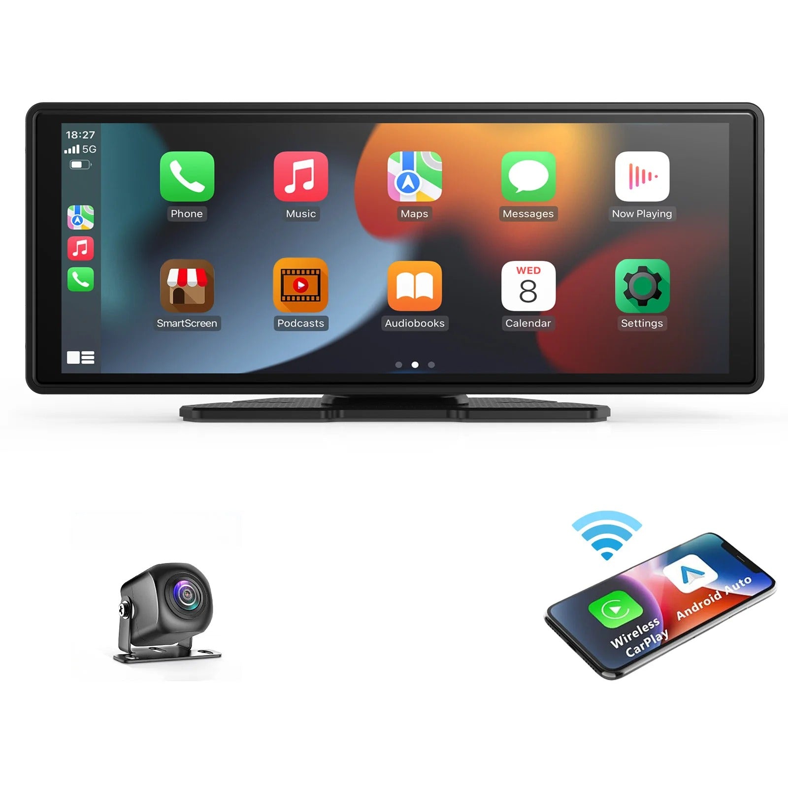 Autoradio 2din avec camera arrière