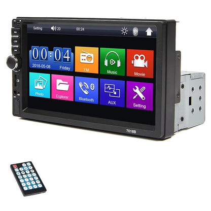 Autoradio avec fonctionnalités sur écran et télécommande