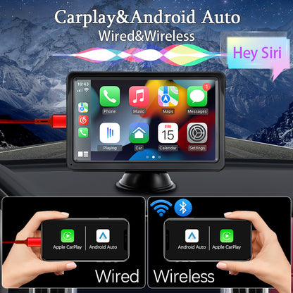 Autoradio bluetooth  Carplay Android auto sur tableau de bord voiture