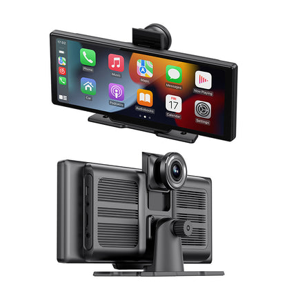 Autoradio carplay écran tactile avec fonctionnalités et support enregistrement en arrière 