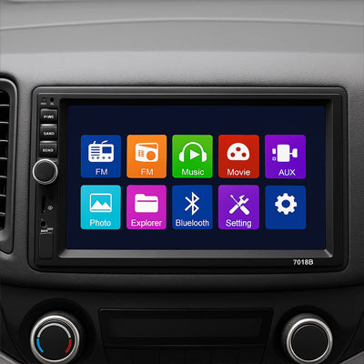 Autoradio bluetooth installé dans voiture