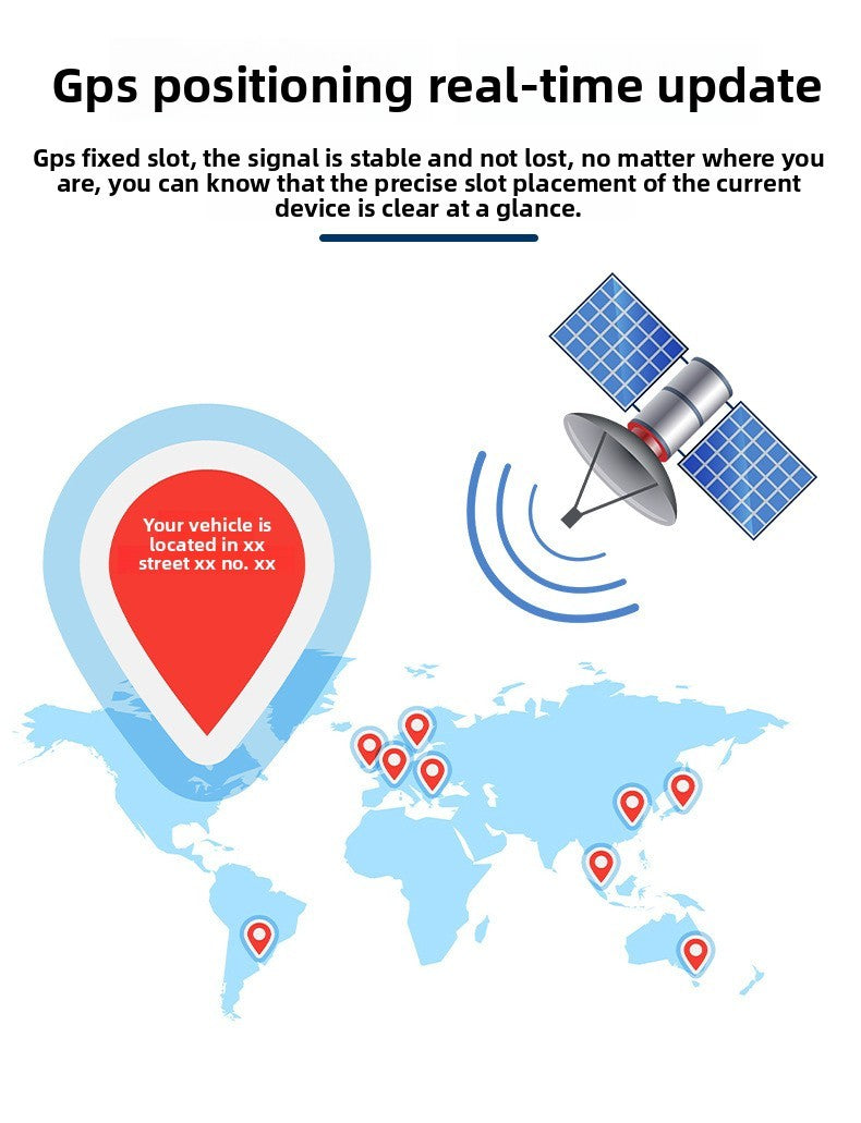 Balise GPS avec géolocalisation en temps réel par satellite