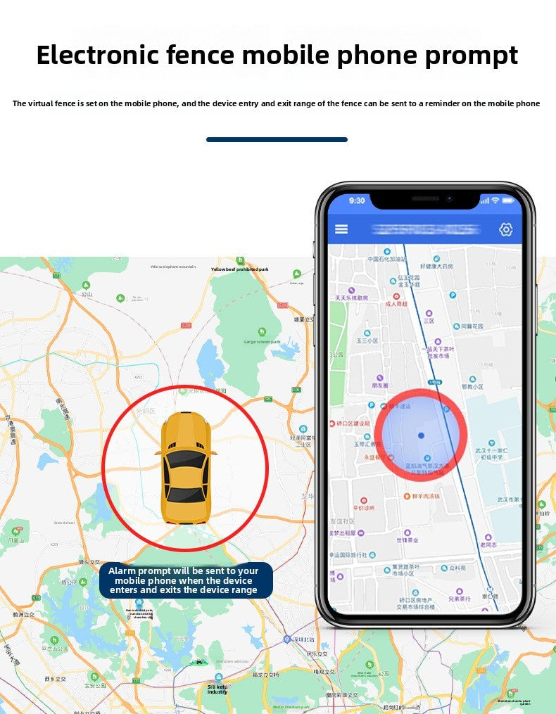 Balise GPS avec géorepérage intelligent permettant de recevoir des alertes sur smartphone