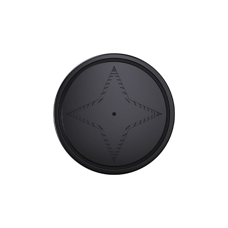 Balise GPS compacte ,noir, de forme ronde pour le suivi en temps réel de voitures