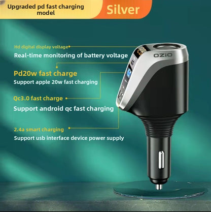 chargeur allume cigare avec charge rapide PD20W