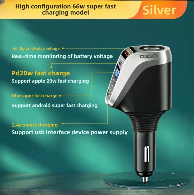 chargeur-allume-cigare avec charge rapide 