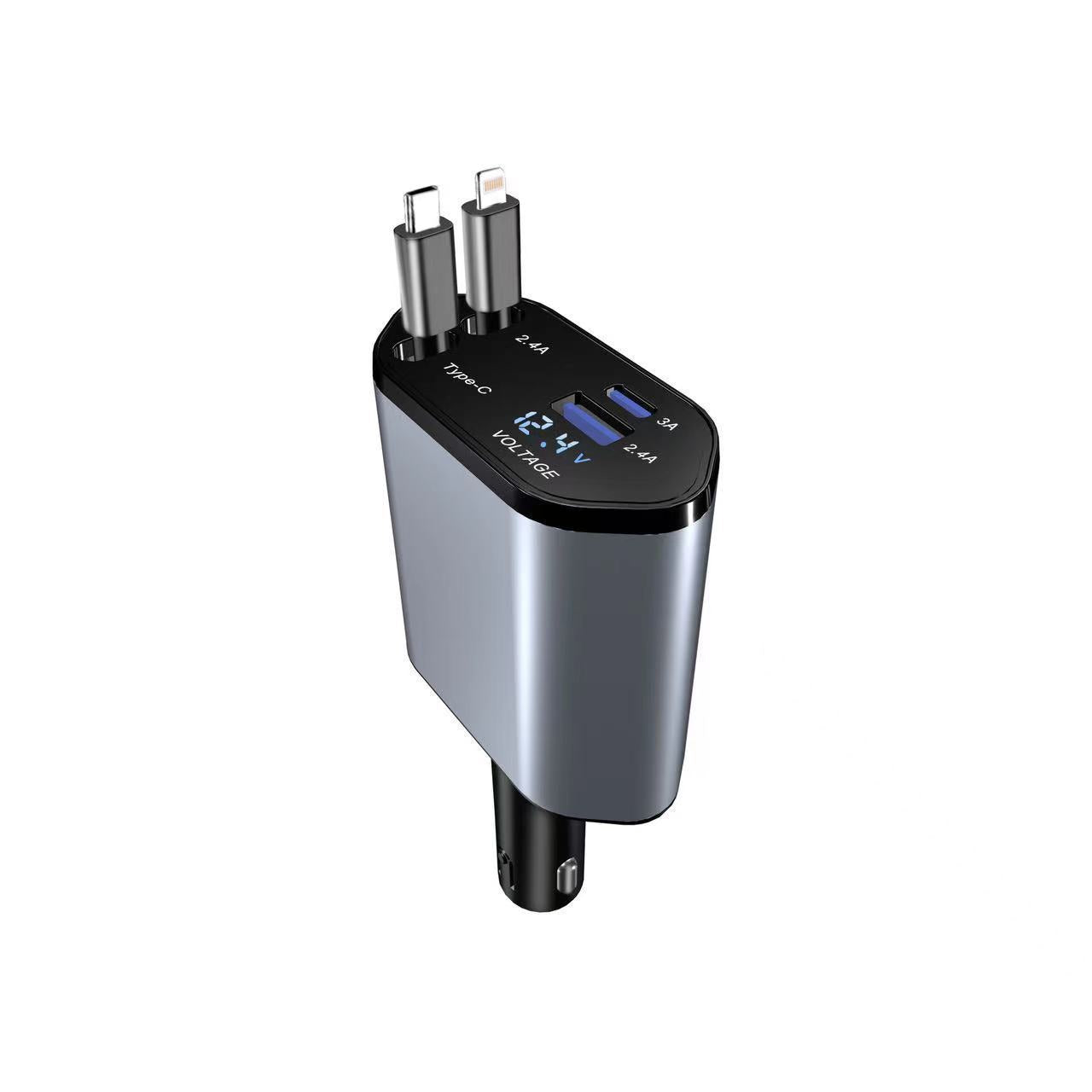 Chargeur allume cigare modèle double usb c