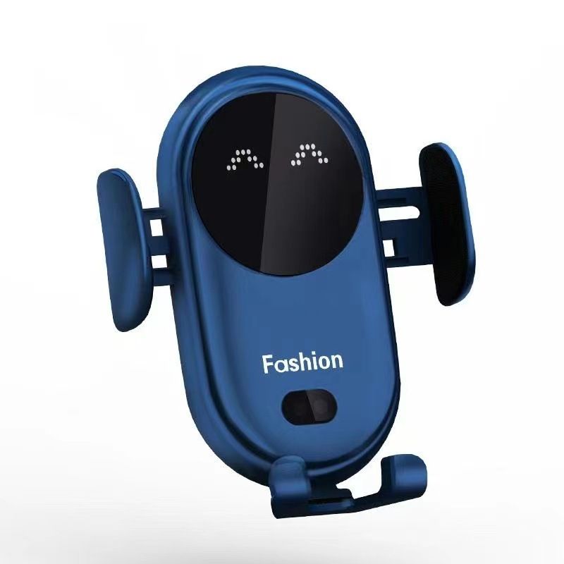 Chargeur induction voiture bleu