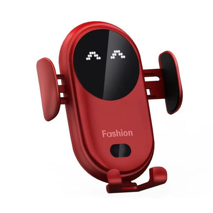 Chargeur induction voiture rouge