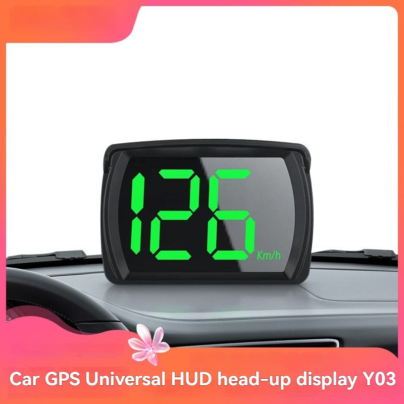 Compteur de vitesse pour voiture GPS universel  sur tableau de bord avec affichage numérique de la vitesse
