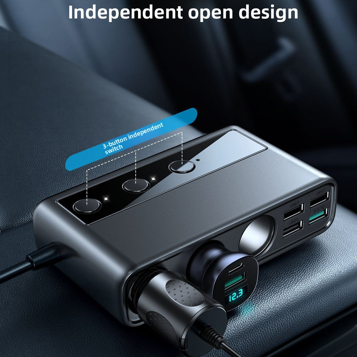Conception ouverte indépendante ouverte Chargeur multi usb  