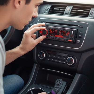 Conducteur connecte Autoradio bluetooth variant radio avec FK