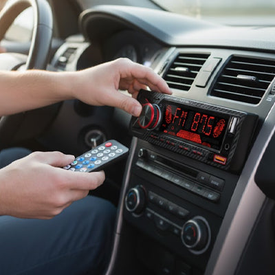 Conducteur connecte Autoradio bluetooth variant radio seulement avec télécommande