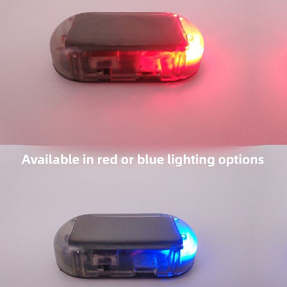 Deux antivol pour voiture ensachés led bleu et rouge