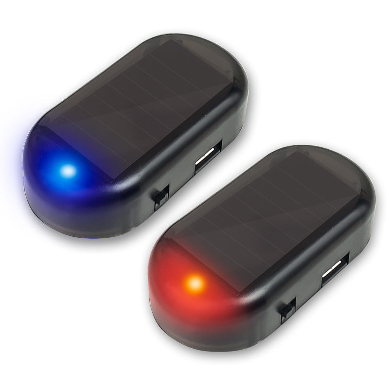 Deux antivol pour voiture led bleu et rouge