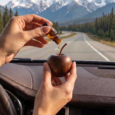Diffuseur de parfum pour voiture  alimenté avec quelques gouttes huile essentielle pour parfumer  intérieur voiture.