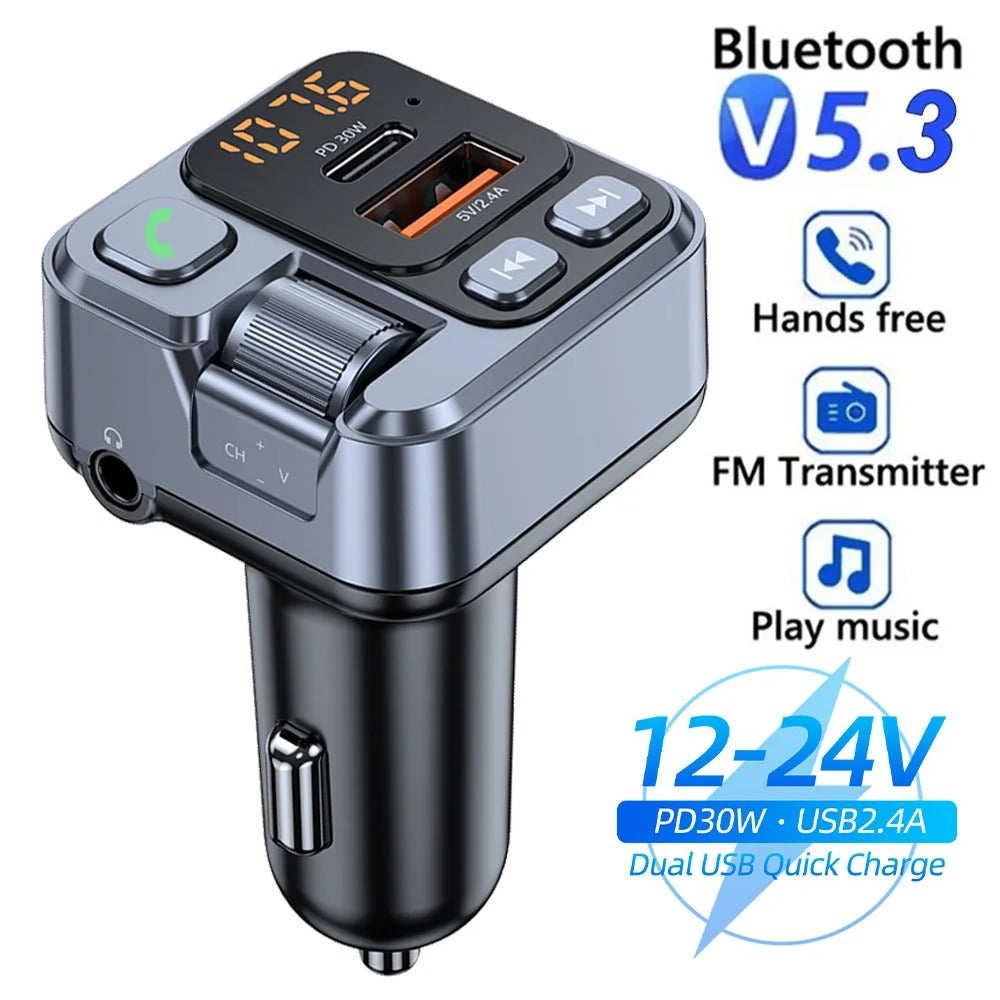FM transmetteur bluetooth voiture  