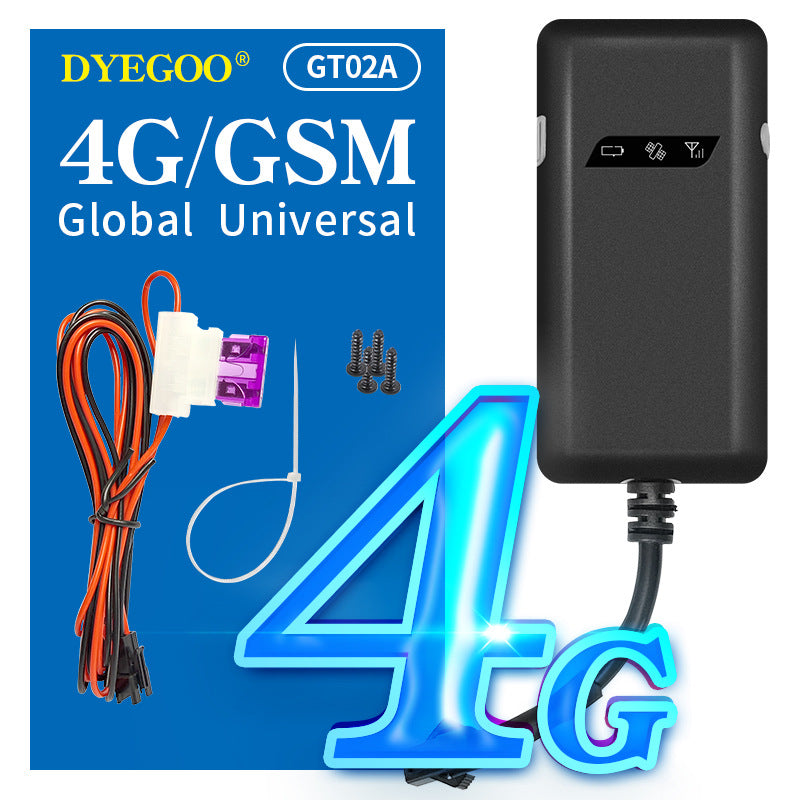 GPS traceur voiture  4G-GT02A avec câbles , carte mémoire et vis
