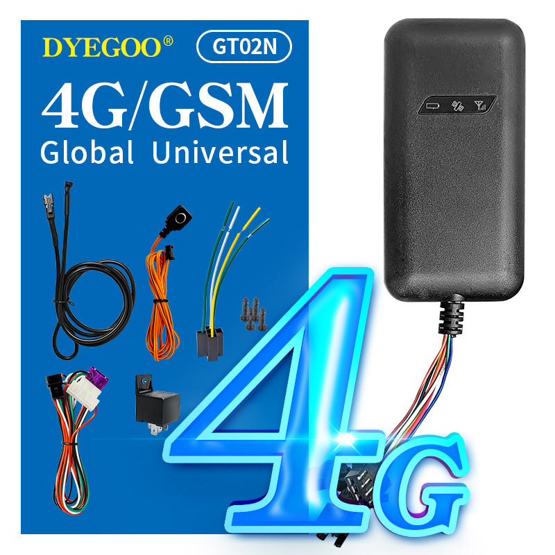 GPS traceur voiture  4G-GT02N avec câbles , carte mémoire et vis