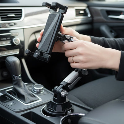 installation support tablette voiture par conducteur