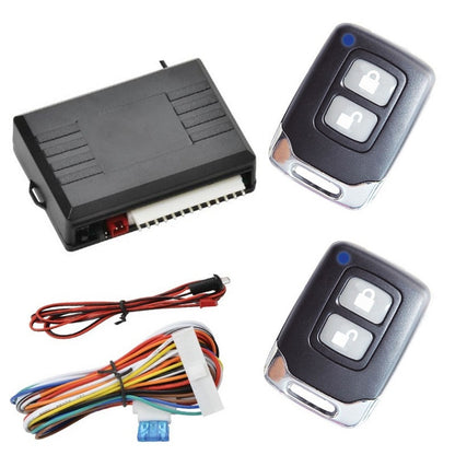 Kit verrouillage centralisé modèle I comprend 1 boite commande 2 télécommandes 1 jeu fils 1 indicateur LED