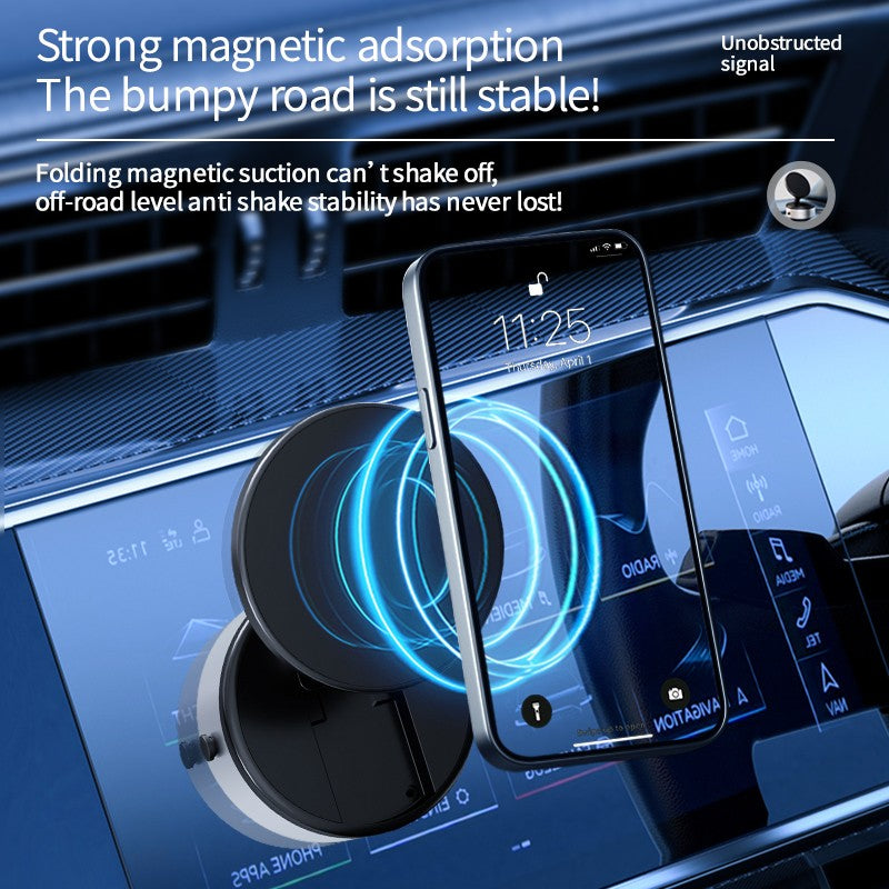 Smartphone sur Support telephone voiture magnetique