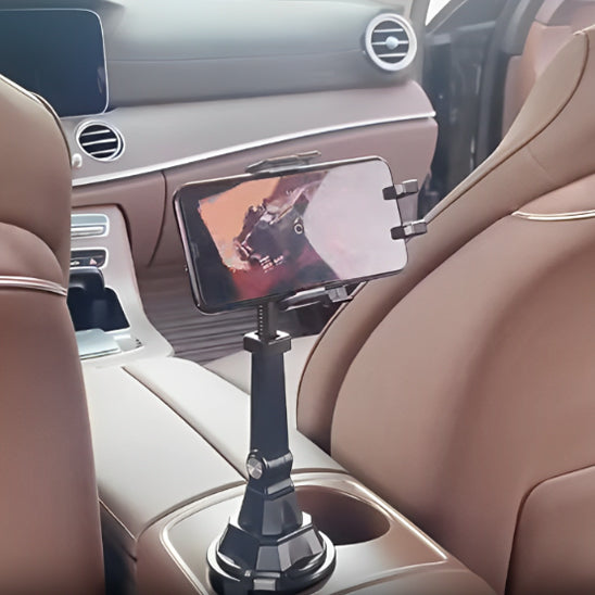 support de téléphone voiture en rotation fixe sur console centrale seulement avec smartphone