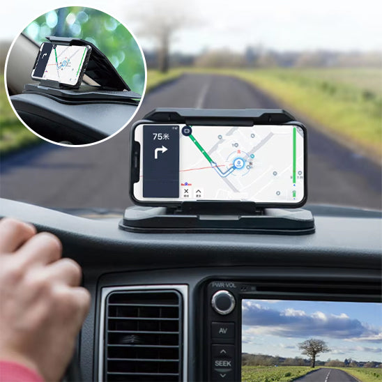 support téléphone voiture antidérapant sur tableau de bord smartphone GPS conducteur au volant