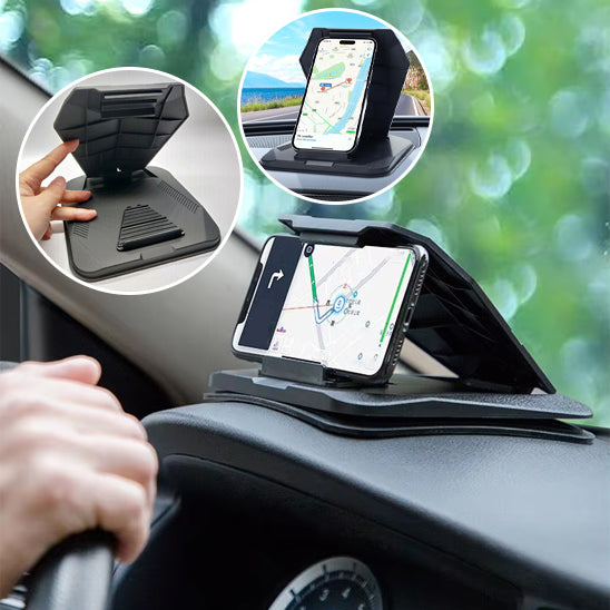 support téléphone voiture sur tableau de bord smartphone GPS conducteur au volant