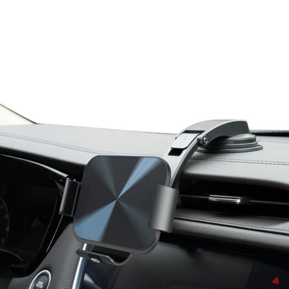 Support voiture pour téléphone installé dans  voiture sur tableau de bord
