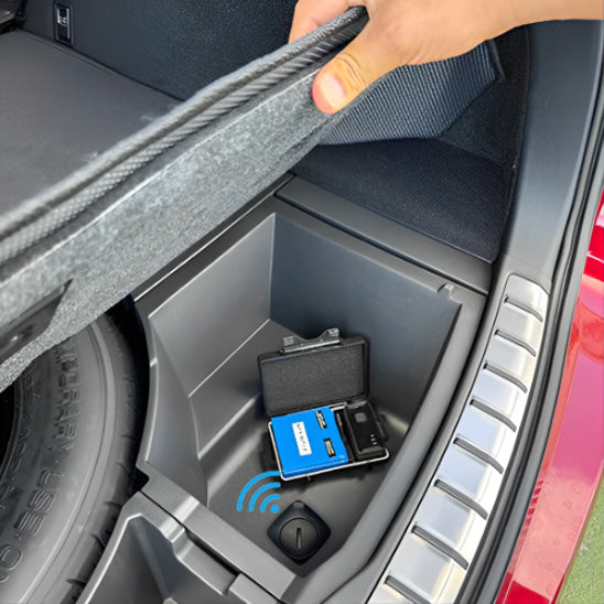 Traceurs GPS pour voiture dissimulés dans le coffre voiture